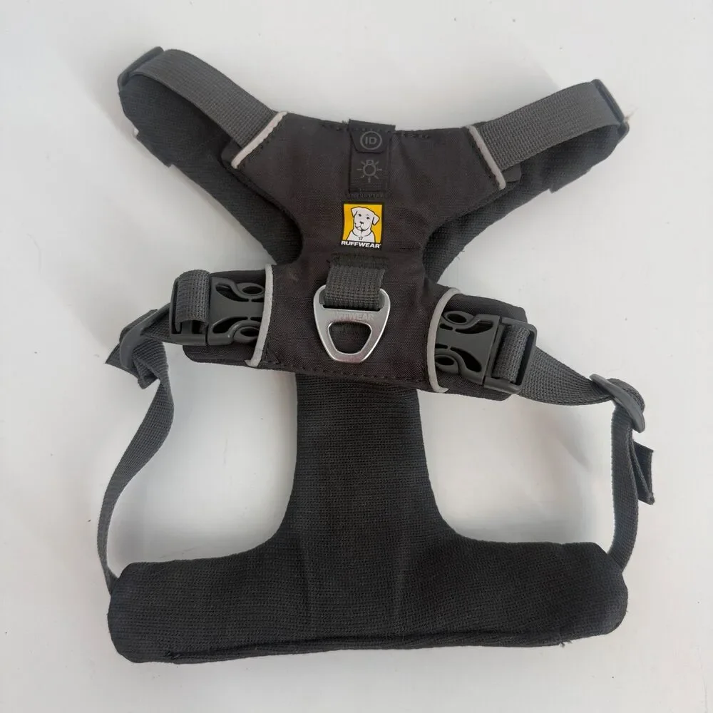 Ruffwear Front Range Chest Plate Dog Harness Size XS Gray Adjustable Nylon